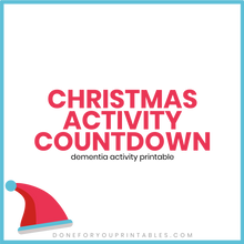Load image into Gallery viewer, Christmas Activity Countdown