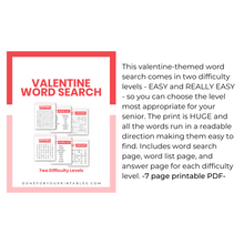 Load image into Gallery viewer, Dementia Activity Be Mine Valentine Printable Bundle
