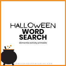 Load image into Gallery viewer, Halloween Word Search